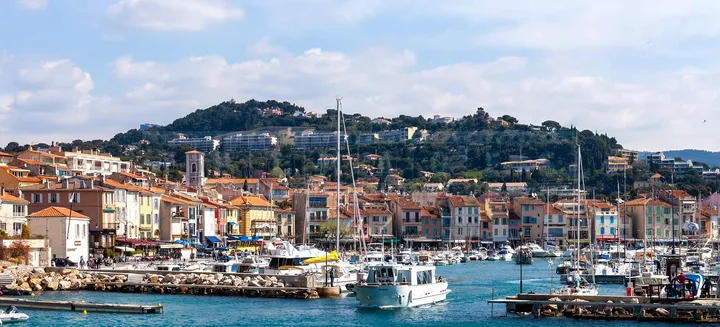 Beautiful little harbour of Cassis, France