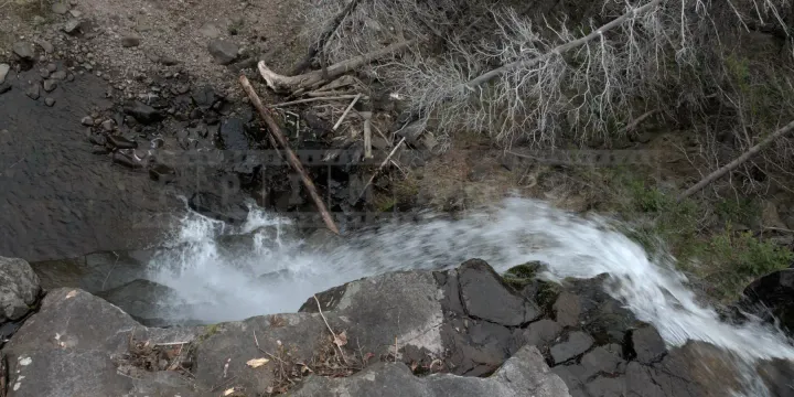 Delaps Cove Waterfall view from the observation deck