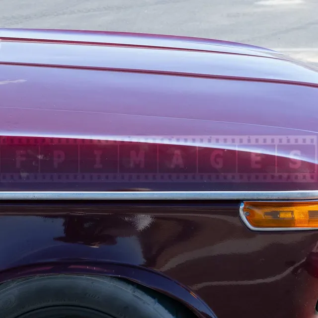 BMW 2002 burgundy colored hood