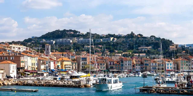 Beautiful little harbour of Cassis, France