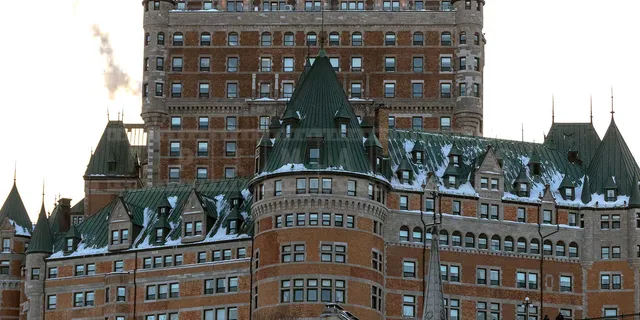 Chateau Frontenac famous hotel in Quebec City Canada