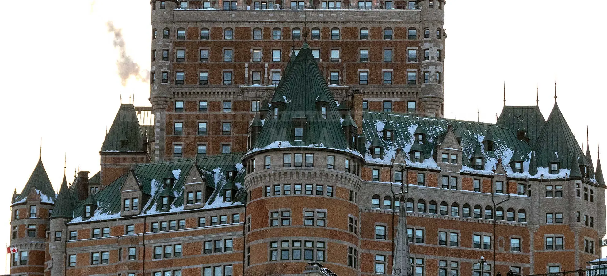 Chateau Frontenac famous hotel in Quebec City Canada