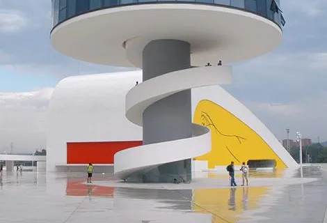 images of colorful modern buildings in spain