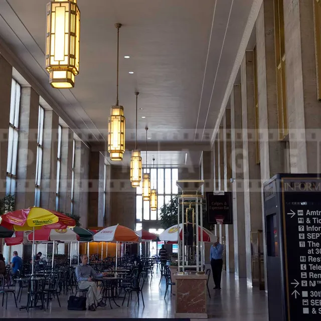 relaxing interiors of Philadelphia 30-th street station