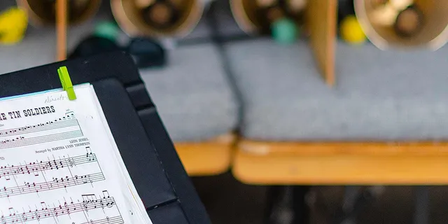 Parade of the tin soldiers musical notes at Halifax Citadel