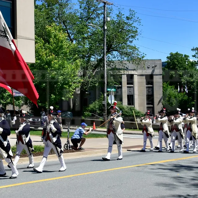Historic marching band from Middlesex county, Massachusetts