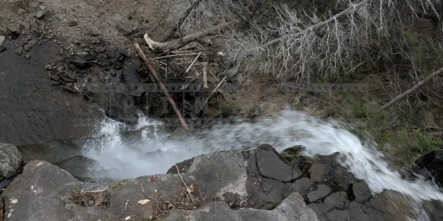 Delaps Cove Waterfall view from the observation deck