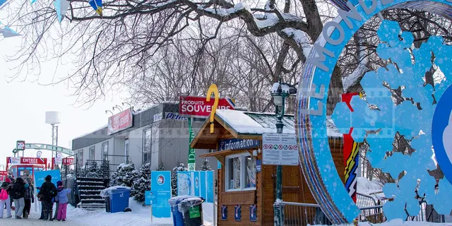 Quebec winter carnival entrance