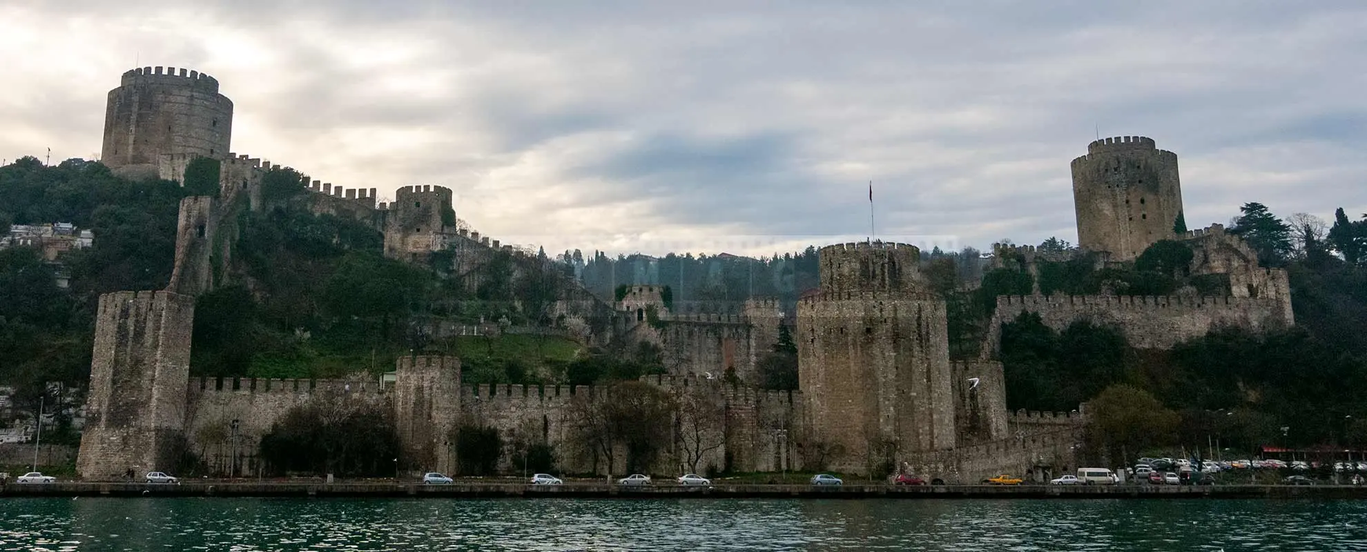 Rumeli Castle on the European side of the Bosphorus in Istanbul, Turkey
