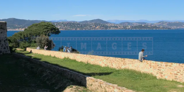view from the citadel hill in Saint Tropez France