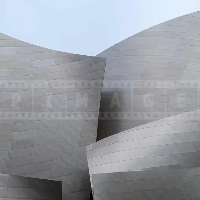 amazing steel architecture of the Disney hall in Los Angeles