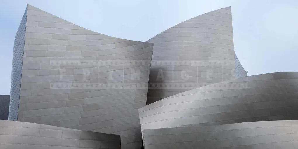 amazing steel architecture of the Disney hall in Los Angeles