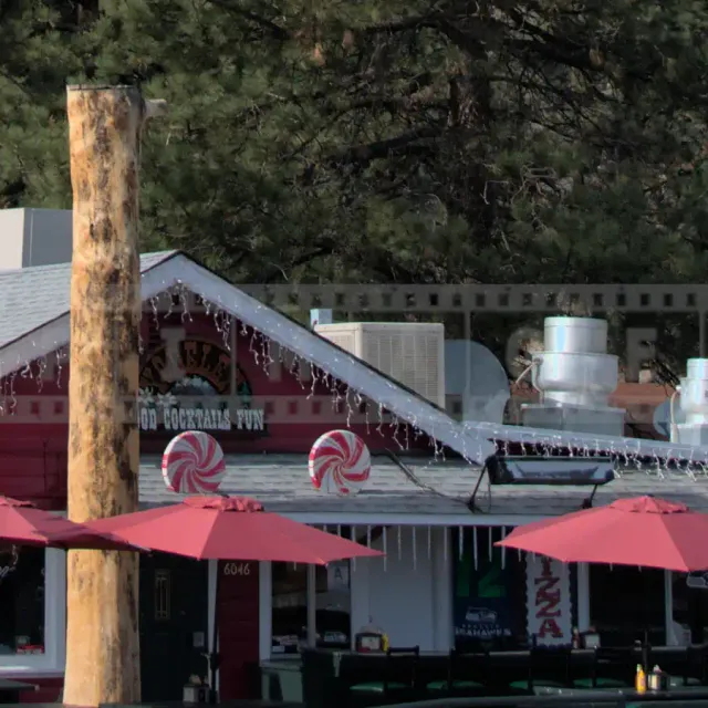 Restaurant in Wrightwood, California in scenic mountain setting