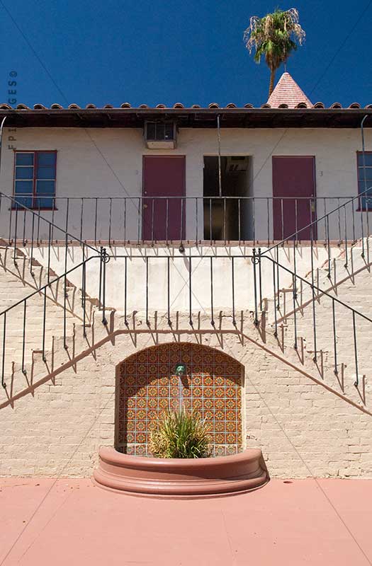 Pacific Building Stairs in the Courtyard