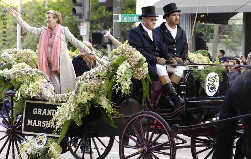 Photograph of Cloris Leachman, actress Grand Marshal of Rose Parade