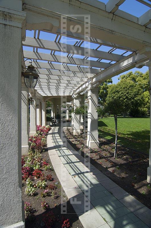 Gardens Trellis and path