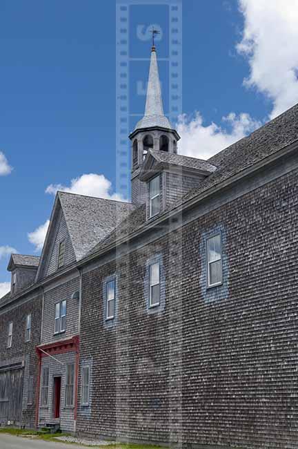 Wooden building Shelburne waterfront, NS Canada, pictures of buildings