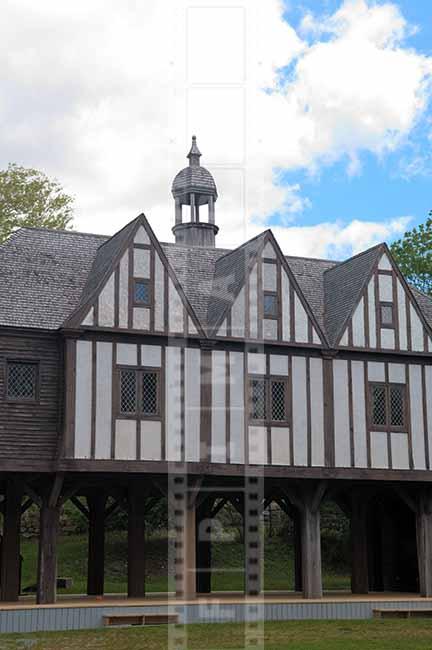 Public Market building - antique architectural design, Shelburne NS