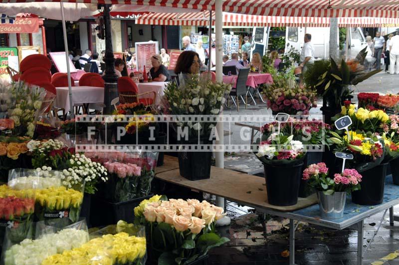 Cours Saleya is famous for its flower vendors