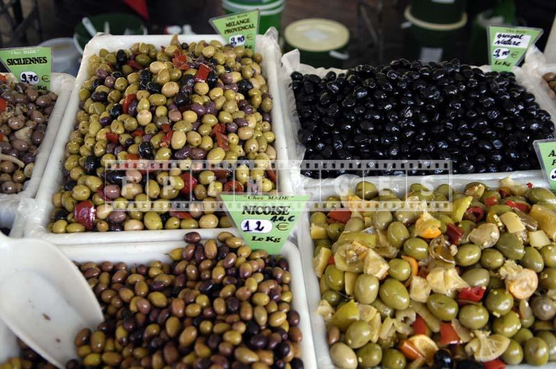 Olives pickled Nicoise, Provencal and other