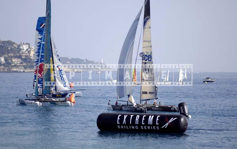 extreme sailing series catamarans