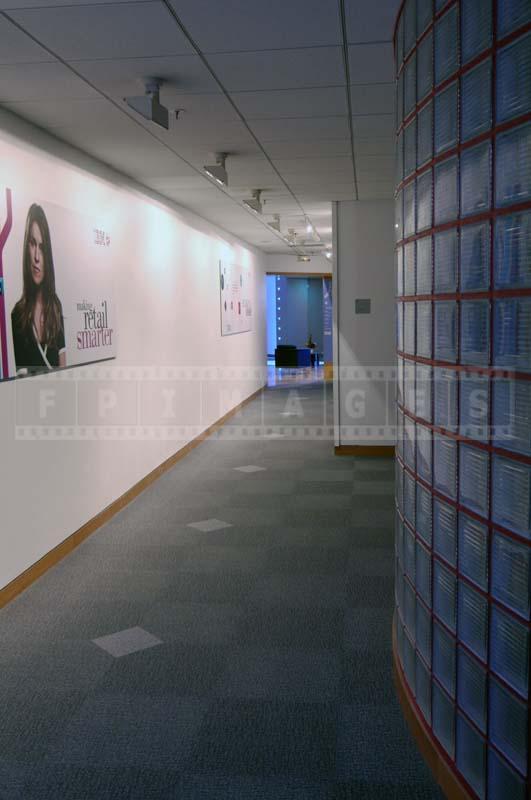 corridor at the office, interior image
