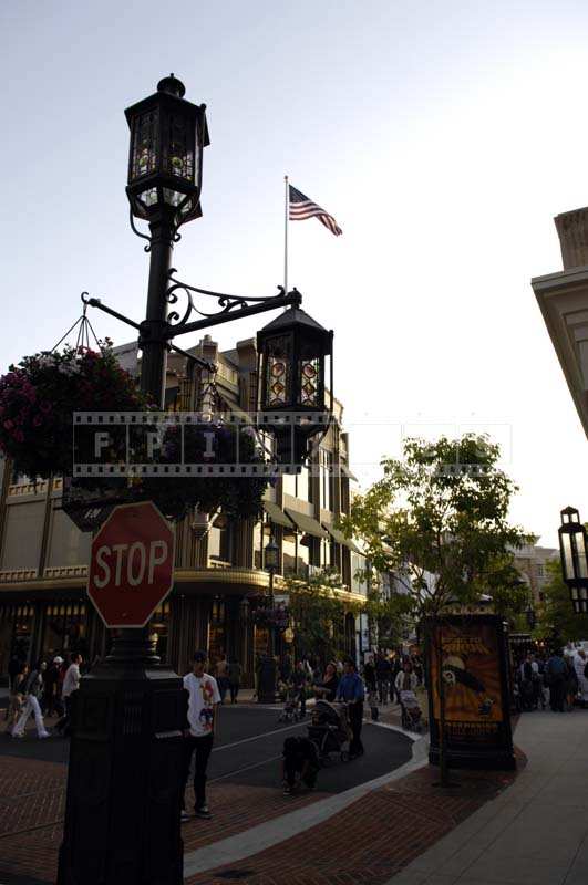 Charming Lanterns on the Busy Glendale Street