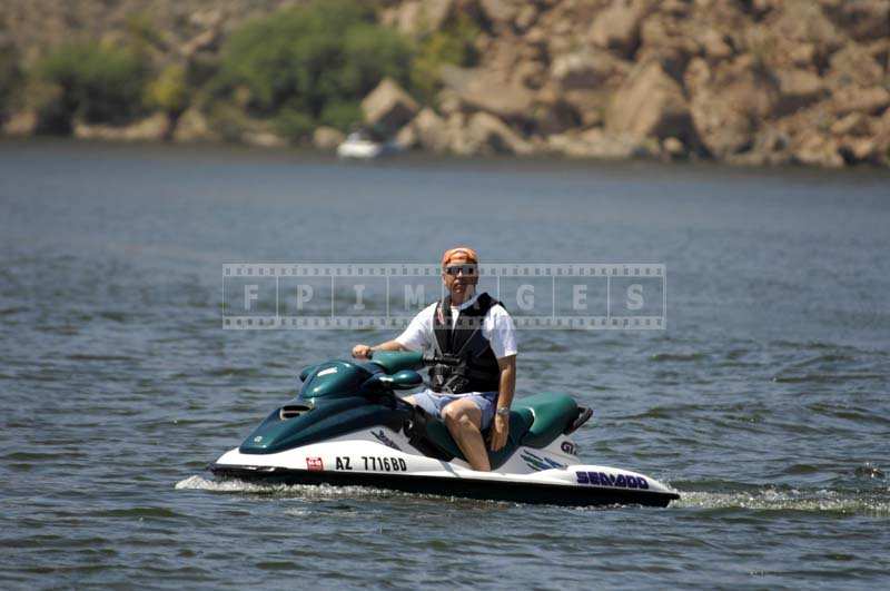  Jet-Skier in the Canyon Lake