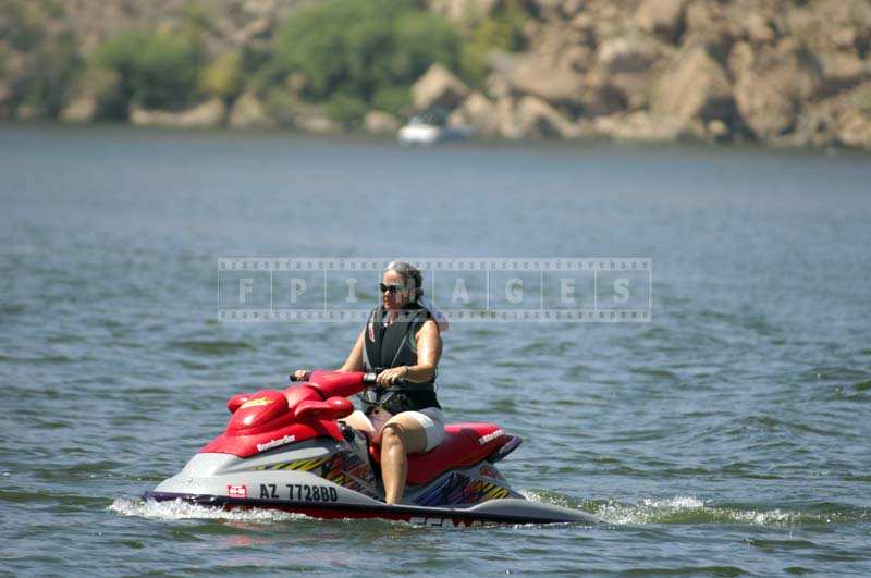 Jet ski on a Canyon Lake Trip