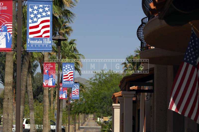 A Charming Street in Fountain Hills