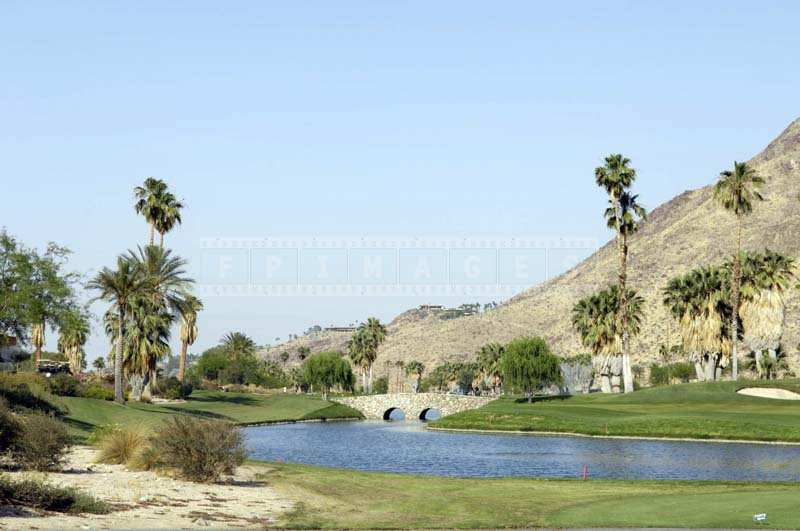 A Stone Bridge between the Manicured Fairways