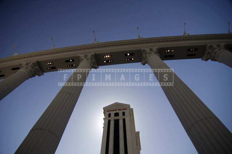 The Colosseum, Caesars Palace wide angle lens picture