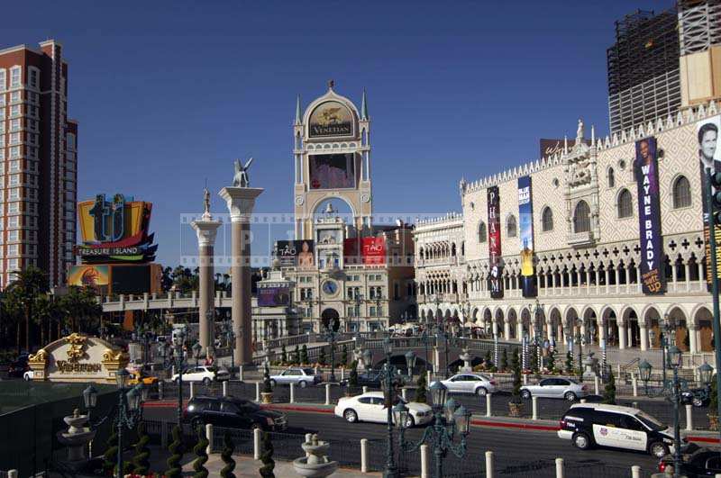 Vegas cityscape, Venetian hotel