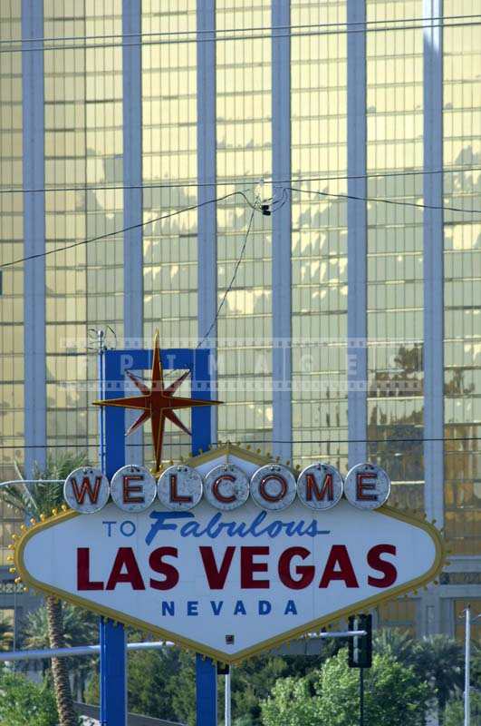 Street Scene “Welcome to Fabulous Las Vegas” Sign