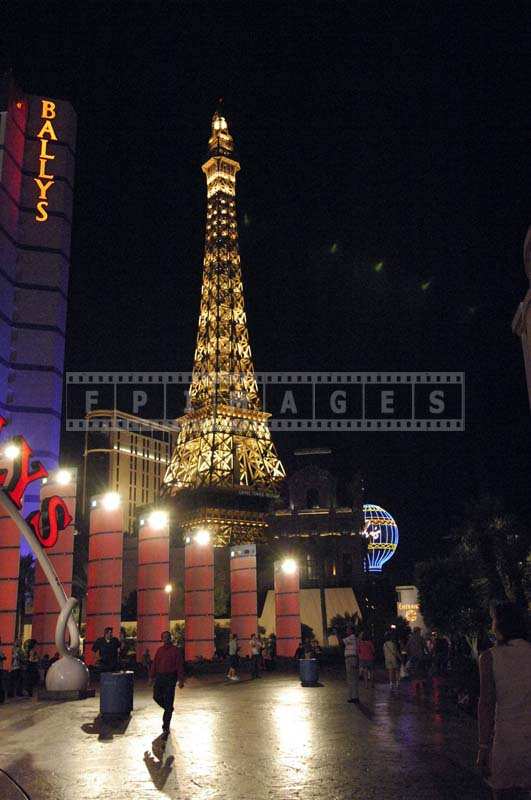 Illuminated Eiffel Tower