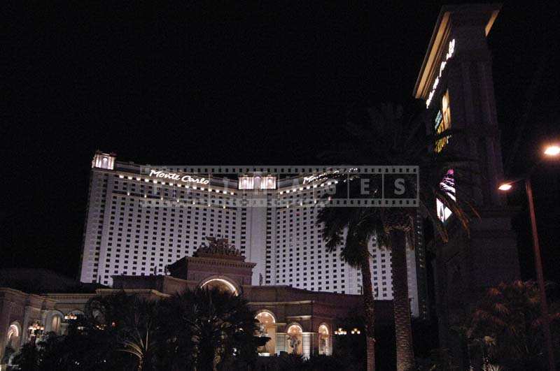 Night Building Picture, Lights Decorating Monte Carlo casino