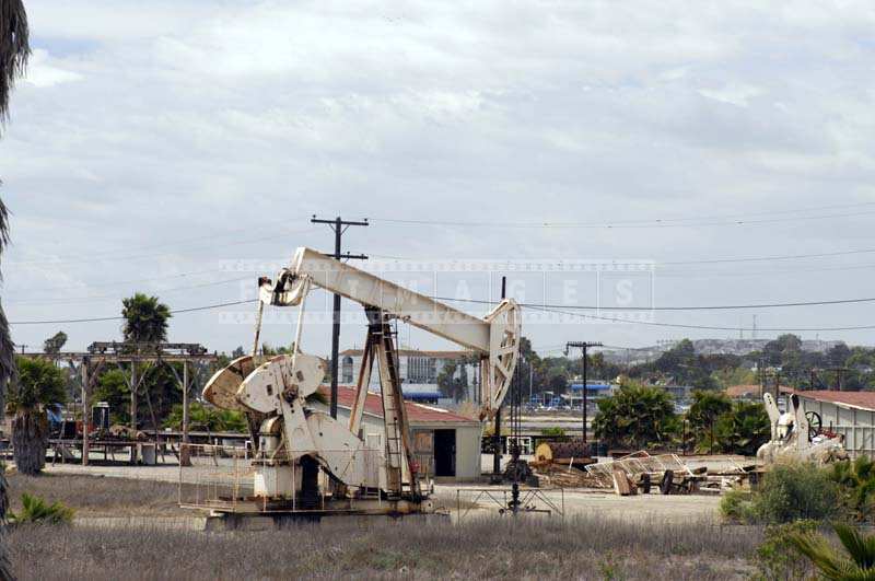 Oil rig Production Equipment - pumpjack