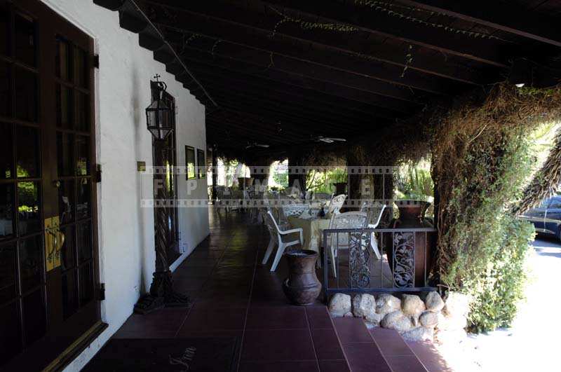 Idyllic porch at Ingleside Inn