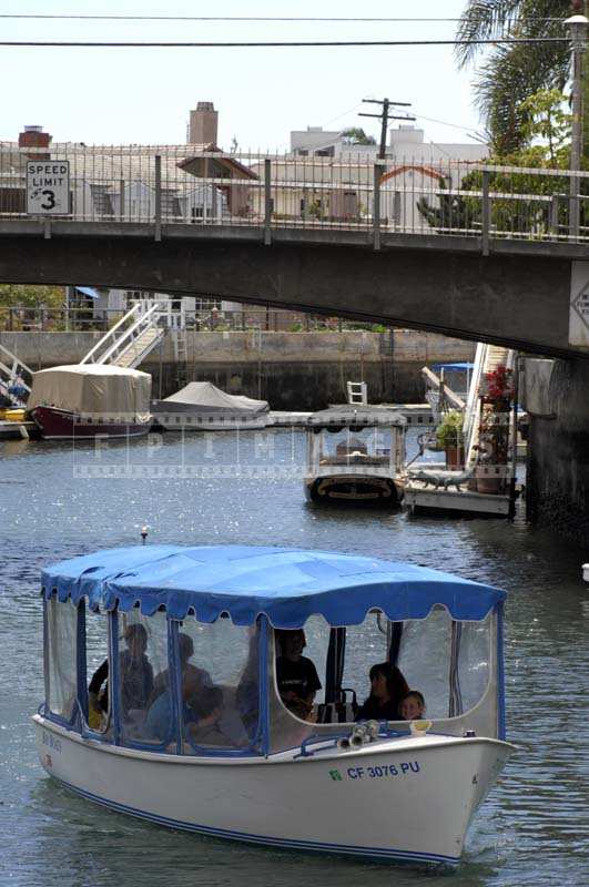 Tourists enjoying a boat ride