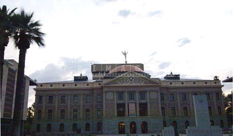 Beautiful architecture of Arizona State Capitol 