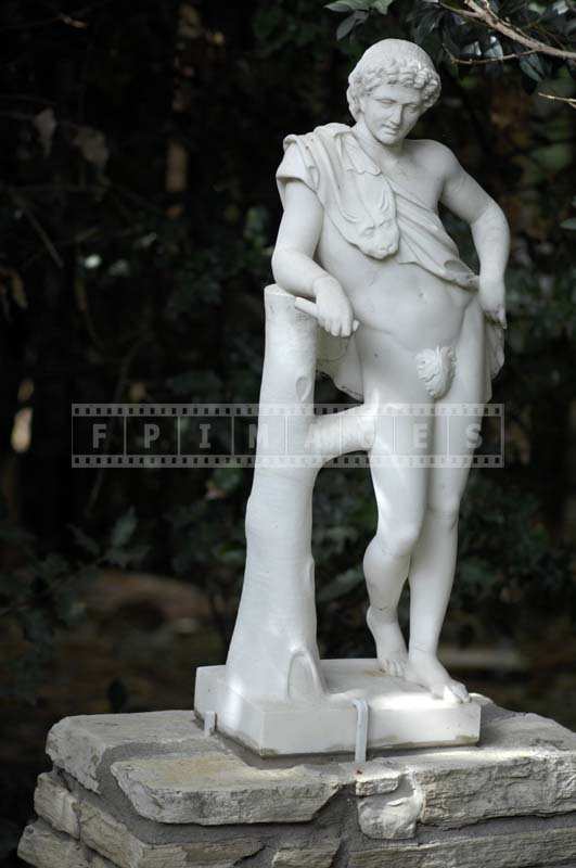 A Charming White Statue