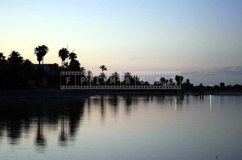 Peaceful reflections at sunrise