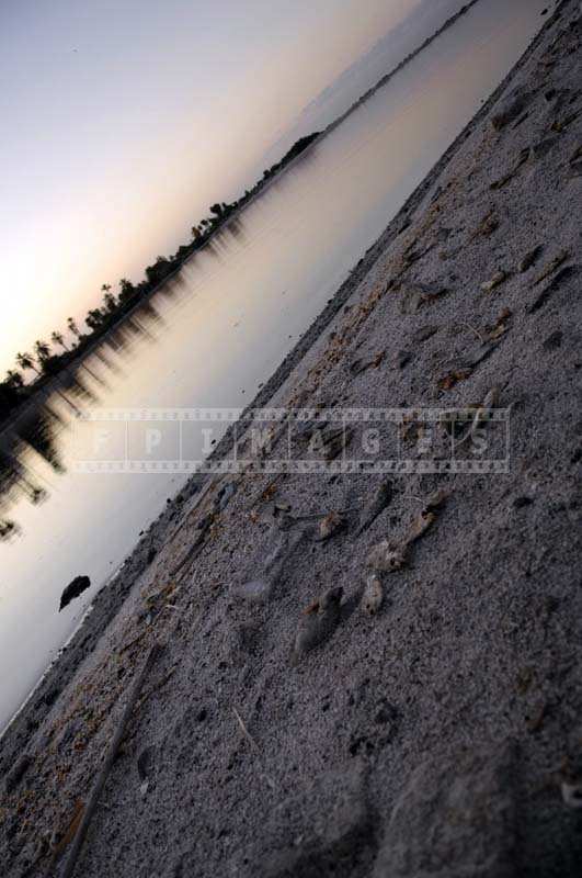 dramatic angle view of the Salton Sea