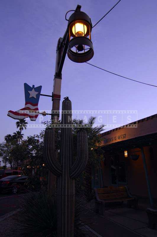 Old Town Scottsdale evening street