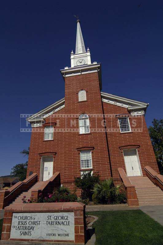 Beautiful St George Tabernacle, lds church picture