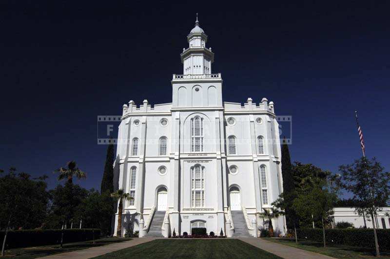 St George Utah Mormon Temple, church picture