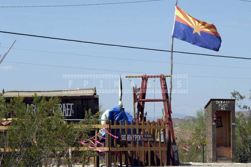 Arizona Flag at Jackass Flats