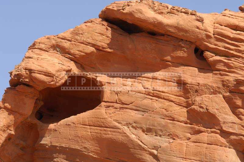 Erosion of Red Sandstone