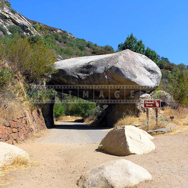Sequoia National Park Entrance Tunnel Rock