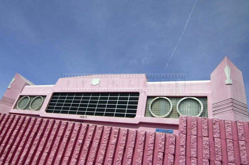 Pink Cadillac close-up